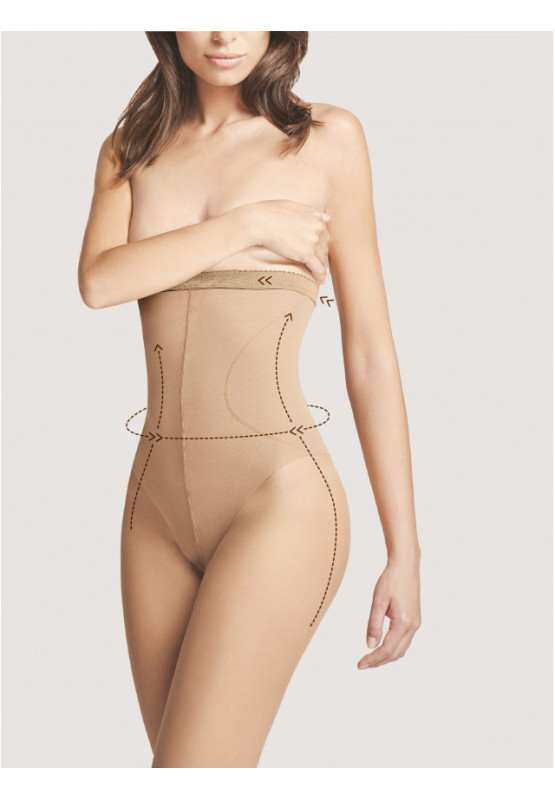Rajstopy High Waist Bikini 20 DEN z wysokim stanem wyszczuplające