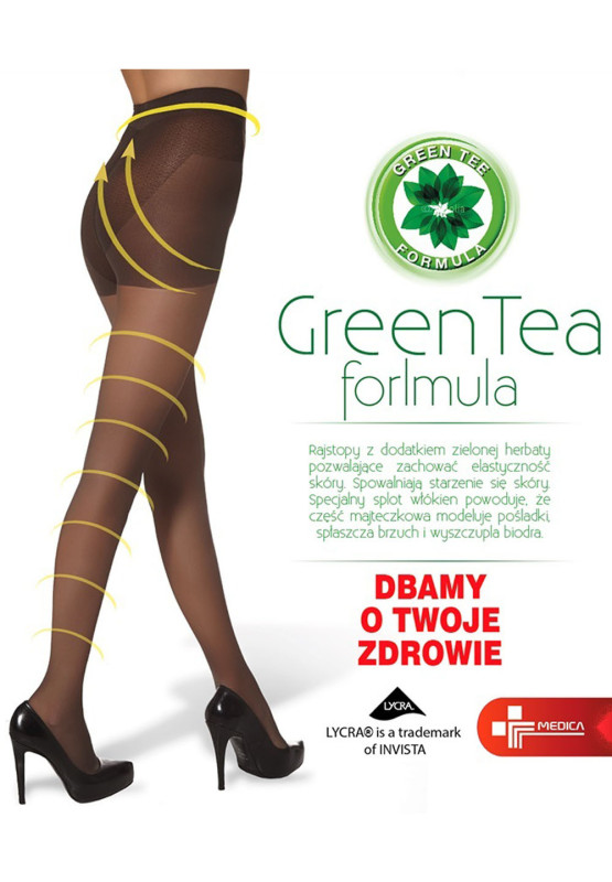 Rajstopy wyszczuplające Adrian Slim Tea 15 DEN
