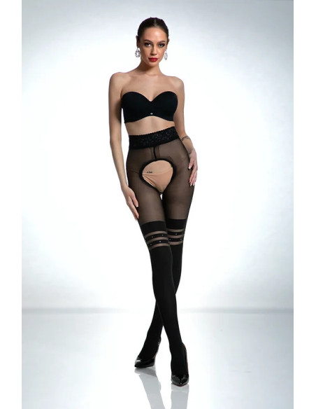 Venus rajstopy z odkrytym kroczem Amour Venus 60-30 DEN